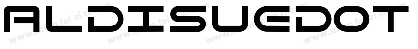 ALDISUEDOT Regular字体转换